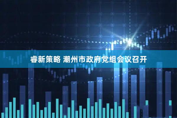睿新策略 潮州市政府党组会议召开