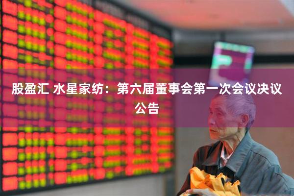 股盈汇 水星家纺：第六届董事会第一次会议决议公告
