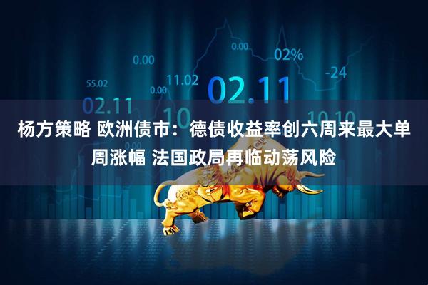 杨方策略 欧洲债市:德债收益率创六周来最大单周涨幅 法国政局再临动荡风险